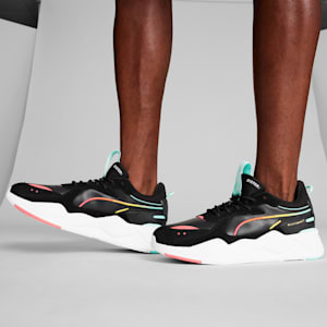 WAL Mas Camp RS-X Sneakers, PUMA Black-Salmon-Electric Peppermint-PUMA White, extralarge