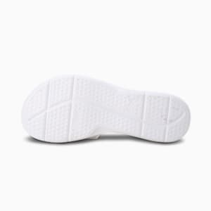 Quilt Women's Slides, PUMA White-Fresh Yellow