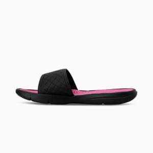 Puma pink quilted slides store
