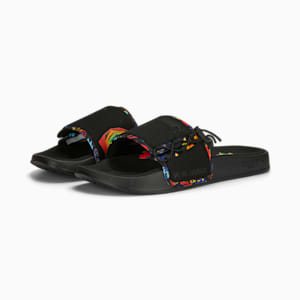 Sandalias Leadcat 2.0 WAE, PUMA Black-Poppy Red-Bright Papaya-Capri Blue, extralarge