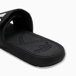 Cool Cat 2.0 V FS Unisex Slides, PUMA Black-PUMA White, extralarge-IND