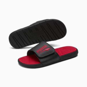 Cool Cat 2.0 FS Slides, PUMA Black-For All Time Red, extralarge
