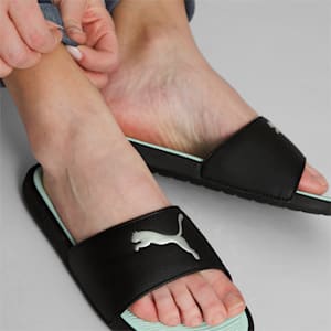 Cool Cat 2.0 Sport Women's Sandals, PUMA Black-PUMA Silver-Fair Aqua, extralarge