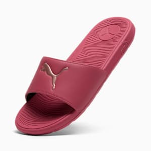 Cool Cat 2.0 Sport Women's Slides, Rose Wine-Rose Gold, extralarge