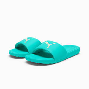 Cool Cat 2.0 Sport Women's Slides, Aquatic-Creamy Vanilla, extralarge