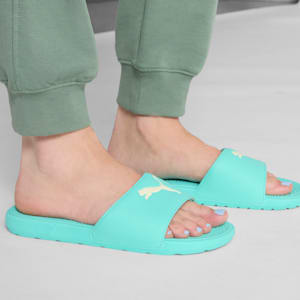 Cool Cat 2.0 Sport Women's Slides, Aquatic-Creamy Vanilla, extralarge