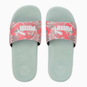 Cool Cat 2.0 Flower Women's Slides, Loveable-PUMA White-Minty Burst