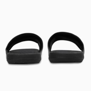 Cool Cat 2.0 Logo Power Unisex Slides, PUMA Black-PUMA White