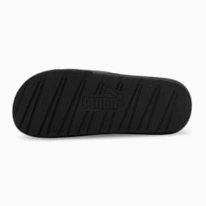 Cool Cat 2.0 Logo Power Unisex Slides, PUMA Black-PUMA White