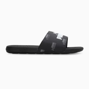 puma flip flops black colour