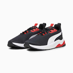 Anzarun 2.0 Formstrip Sneakers, PUMA Black-PUMA White-For All Time Red