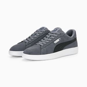 Tenis Smash 3.0, Gray Tile-PUMA Black-PUMA White, extralarge