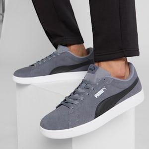 Sneakers Smash 3.0 Homme, Gray Tile-PUMA Black-PUMA White, extralarge