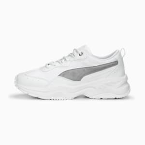 ウィメンズ シリア スぺース メタリックス スニーカー, PUMA White-PUMA Silver