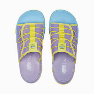 ユニセックス PUMA x スポンジ・ボブ RS-SLIDE サンダル, Vivid Violet-Lucent Yellow-Hero Blue, extralarge-JPN