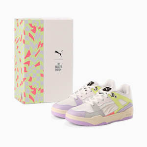 ウィメンズ PUMA x THE RAGGED PRIEST スリップストリーム スニーカー, PUMA White-Vivid Violet