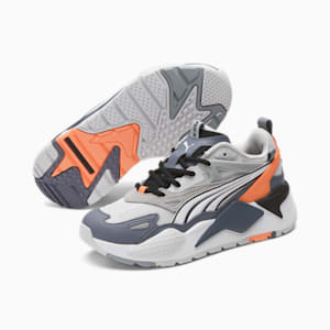 RS-X Efekt Turbo Big Kids' Sneakers, Feather Gray-PUMA White, extralarge