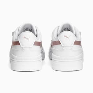 Mayze Stack Shine Sneakers Kids, PUMA White-Rose Gold