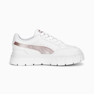 Mayze Stack Shine Sneakers Kids, PUMA White-Rose Gold, extralarge-GBR