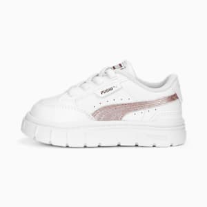 Mayze Stack Shine Sneakers Toddlers, PUMA White-Rose Gold