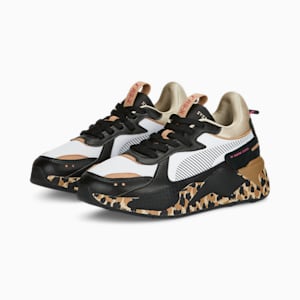 ウィメンズ RS-X アニマル スニーカー, PUMA White-PUMA Black-Granola
