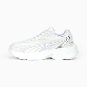 Tenis Teveris NITRO Metallic para mujer, PUMA White-Warm White