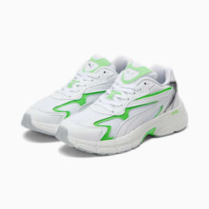 Teveris NITRO™ Metallic Women's Sneakers, PUMA White-Summer Green, extralarge