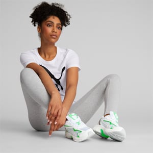 Zapatos deportivos Teveris NITRO™ Metallic para mujer, PUMA White-Summer Green, extragrande