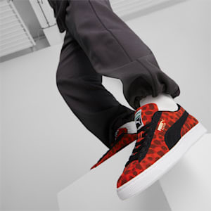 Suede Animal Sneakers , Warm Earth-PUMA Black-PUMA White