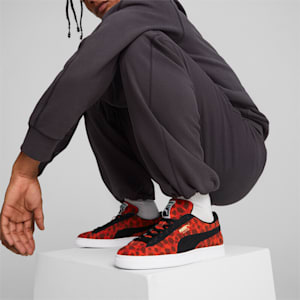 Suede Animal Sneakers , Warm Earth-PUMA Black-PUMA White
