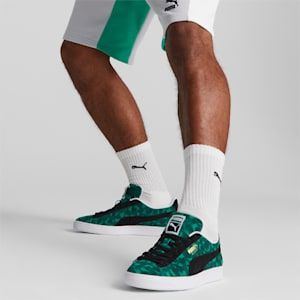 Zapatos deportivos de gamuza Animal , Grassy Green-PUMA Black-PUMA White