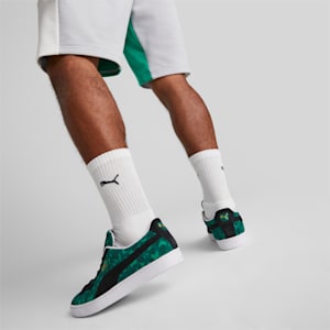 Zapatos deportivos de gamuza Animal , Grassy Green-PUMA Black-PUMA White