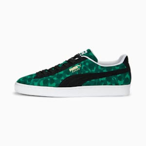 ユニセックス スウェード アニマル スニーカー, Grassy Green-PUMA Black-PUMA White