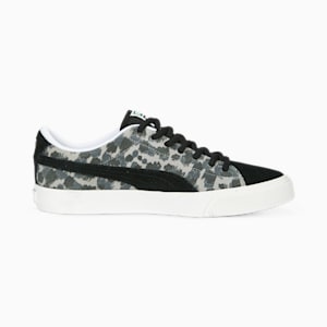 ユニセックス スケートボード スウェード ニトロ アニマル スニーカー, PUMA Black-Cool Mid Gray-PUMA White, extralarge-JPN