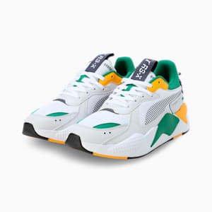 RS-X Geek Unisex Sneakers, PUMA White-Archive Green, extralarge-IND