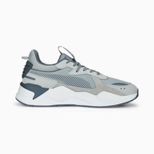RS-X Suede Sneakers, Cool Mid Gray-Harbor Mist