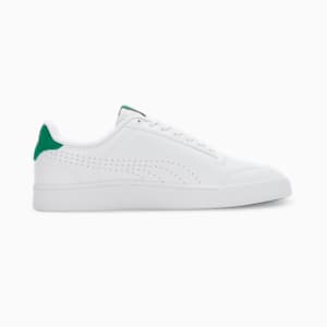 Puma Shuffle Perf RES Unisex Sneakers, PUMA White-Archive Green-Puma Team Gold, extralarge-IND