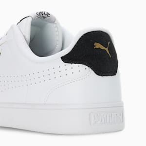 Puma Shuffle Perf RES Unisex Sneakers, PUMA White-PUMA Black-Puma Team Gold, extralarge-IND