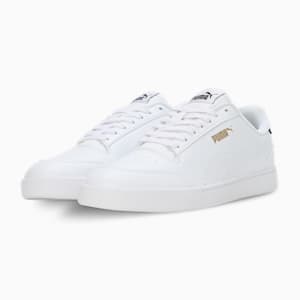 Puma Shuffle Perf RES Unisex Sneakers, PUMA White-PUMA Black-Puma Team Gold, extralarge-IND