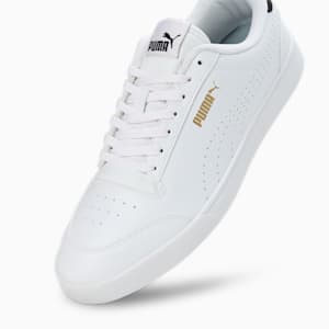 Puma Shuffle Perf RES Unisex Sneakers, PUMA White-PUMA Black-Puma Team Gold, extralarge-IND