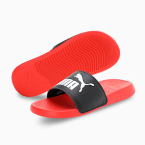 Popcat 20 Slides, High Risk Red-PUMA Black-PUMA White, extralarge-IND