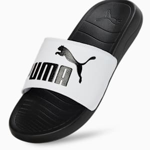 Popcat 20 Res Unisex Slides, PUMA Black-PUMA White