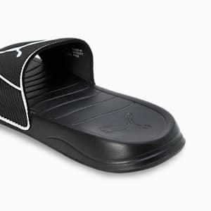 Popcat 20 Shower Res Unisex Slides, PUMA Black-PUMA White, extralarge-IND