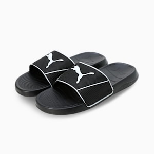Popcat 20 Shower Slides, PUMA Black-PUMA White, extralarge-IND