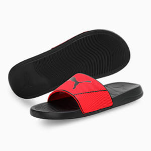 Popcat 20 Shower Res Unisex Slides, High Risk Red-PUMA Black, extralarge-IND