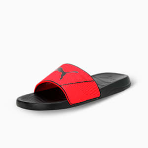 Popcat 20 Shower Res Slides, High Risk Red-PUMA Black, extralarge-IND