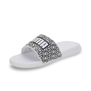 Popcat 20 Mono Slides, PUMA White-PUMA Black, extralarge-IND