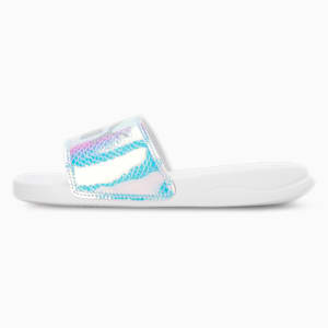 Popcat 20 Exotics Res Women's Slides, Almond Blossom-PUMA White, extralarge-IND