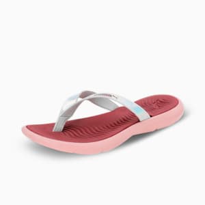 Silvia Women's Flip-Flops, Dusty Plum-Rose Quartz-PUMA Silver, extralarge-IND