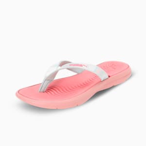 Silvia Women's Flip-Flops, Pale Grape-Dusty Orchid-PUMA Silver, extralarge-IND